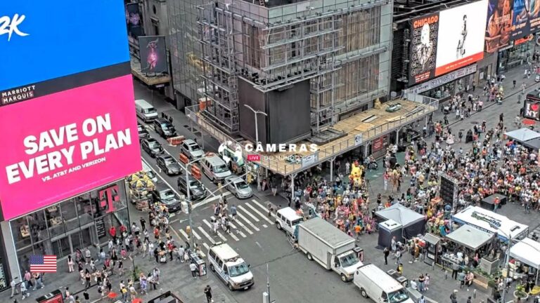 Live Streaming Webcam Times Square, New York City, USA.