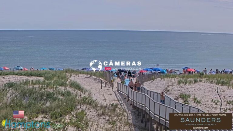 Live Ponquogue Beach, Webcam Hampton Bays, New York