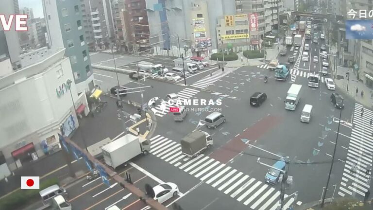 Live webcam Minowa Station, Taito City, Japan.