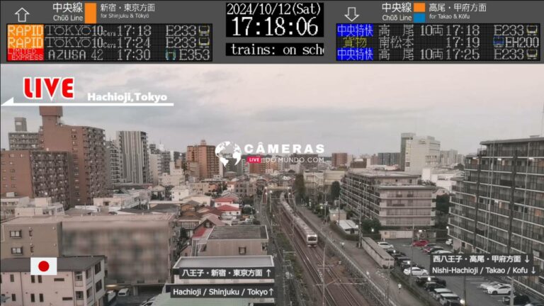 Live Webcam Train East Chuo Line Hachioji, Tokyo, Japan