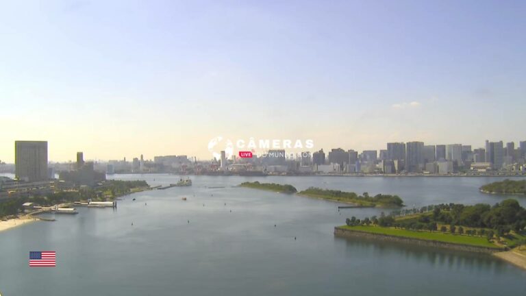 Live Tokyo Bay Webcam, Odaiba.