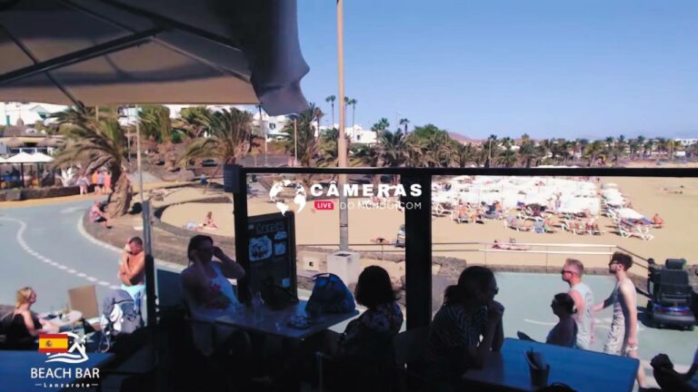 Live Beach Bar Costa Teguise Webcam.