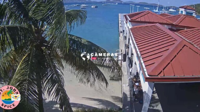 Cruz Bay Ferry Dock HD Live Cam, Virgin Islands.