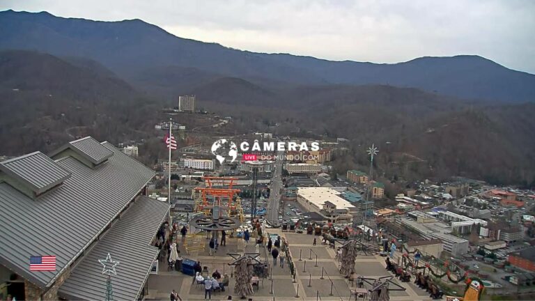 SkyLift Park Live HD Webcam, Gatlinburg, Tennesse, USA.