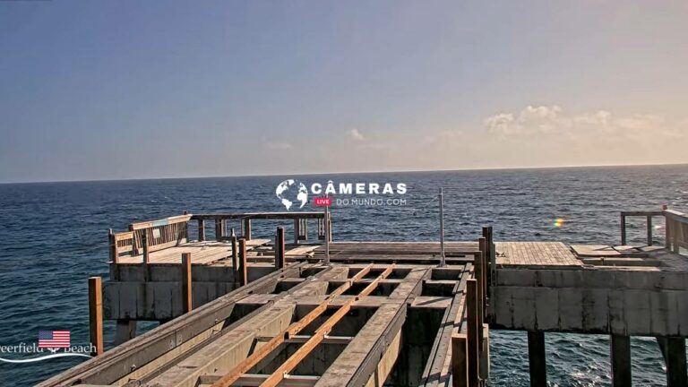 Fishing Pier Deerfield Beach Live Webcam, Florisa, USA.