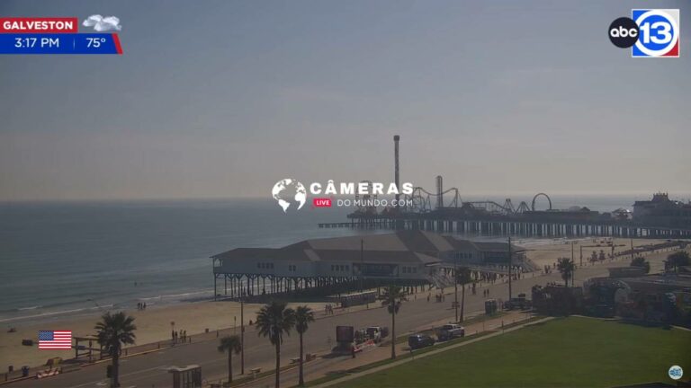 Galveston Iisland Live Cameras, Texas, United States.