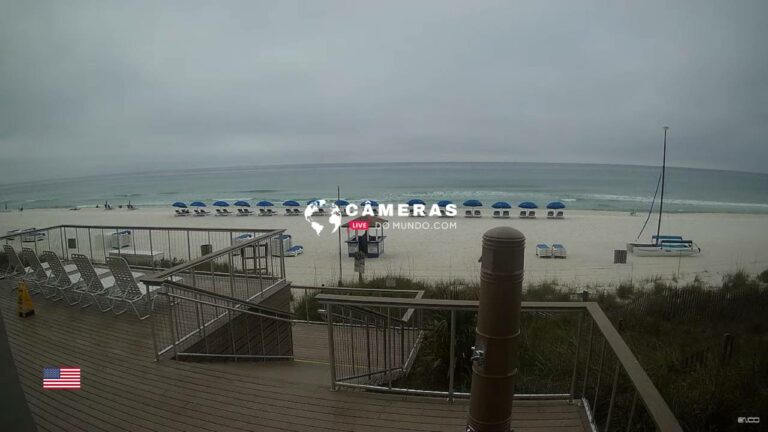 Live Palazzo beach cam, Panama City Beach, Florida, USA.