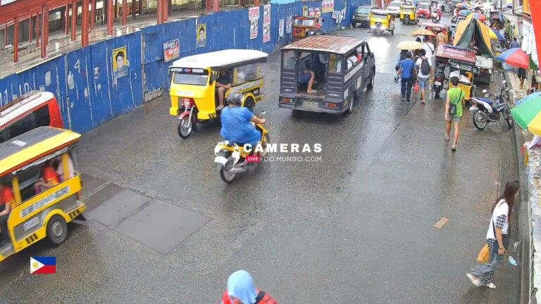 Live Webcam Market Area, Agdao, Davao, Philippines.