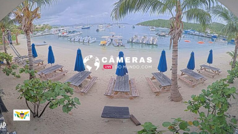 Live Webcam Beach Bar Sunset Cruz Bay, St. John, USVI.