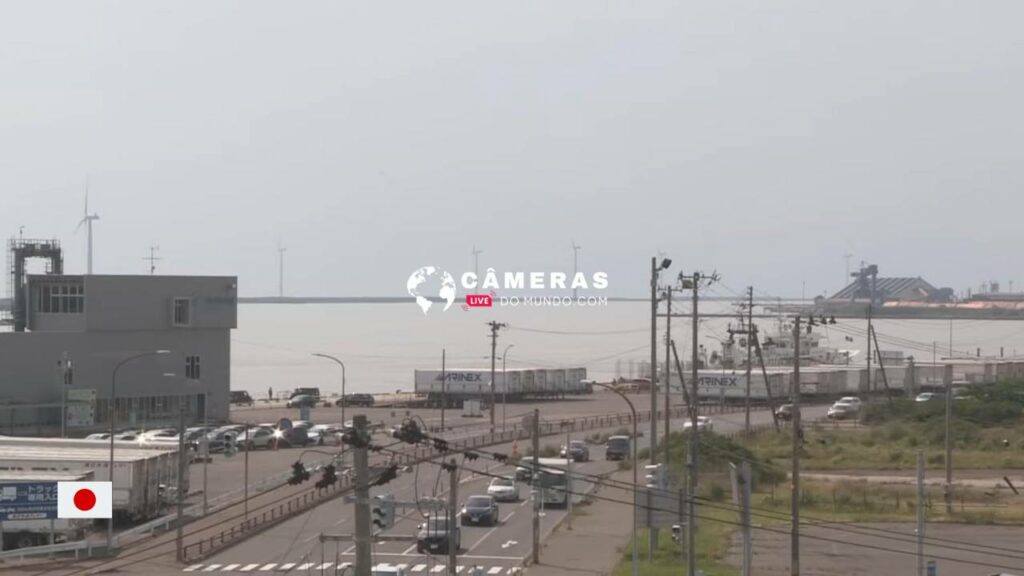 Live Akita City Port Webcam, Japan.