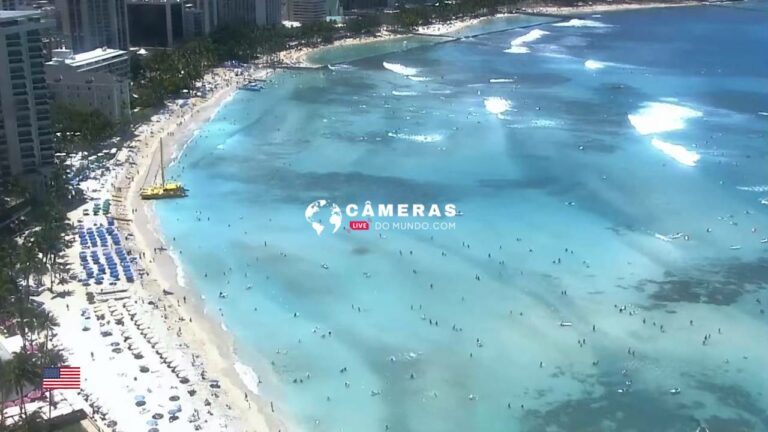 Live Webcam Waikiki Beach Cam, Hawaii, USA