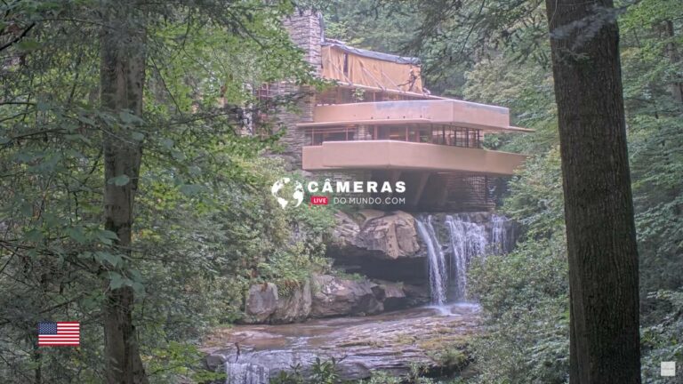 Live Fallingwater Webcam, Pennsylvaniam, USA